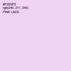 #F0D3F5 - Pink Lace Color Image